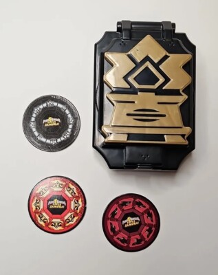 POWER RANGERS Super Samurai Black Box Morpher with 3 Discs McDonalds HM Toy 2012