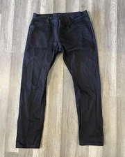 Unbranded Brand Jeans Mens -  Black Selvedge Tight Fit UB455 12.5 Oz - Size 36