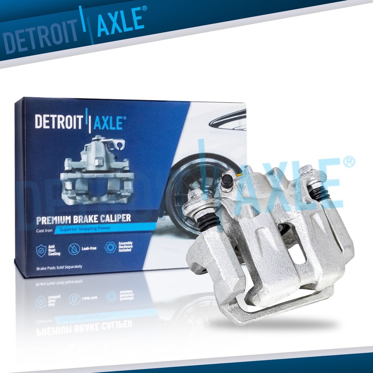 Rear Left & Right Brake Calipers With Brackets For 2005-2010 Honda Odyssey (Pair)-1160588