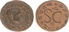 Antike / R&ouml;mische Kaiserzeit / Elagabalus Provinzialpr&auml;gung - AE 19 218-2 123528