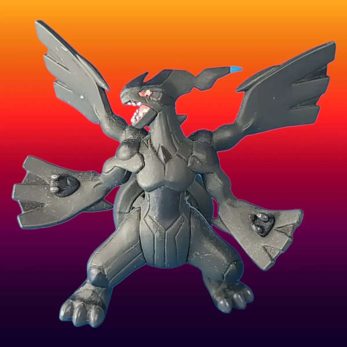 Zekrom - Legendary - POKÉMON FIGURINE - FAN ART - POKEMON