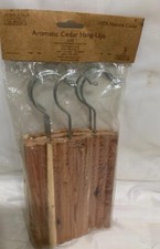 aromatic cedar hang-ups 6 Pack 100 Natural Cedar Blocks for Clothes Storage