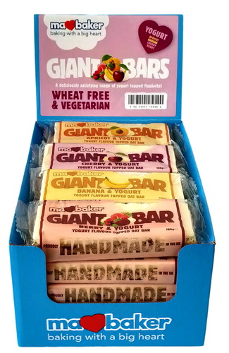 Ma Baker Giant Bars 20 x 100g Yogurt 
