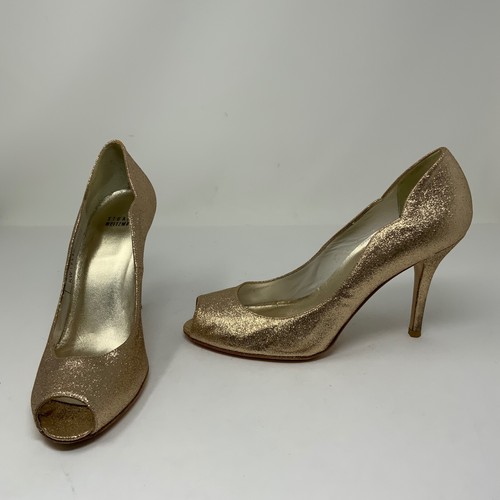 stuart weitzman glitter shoes