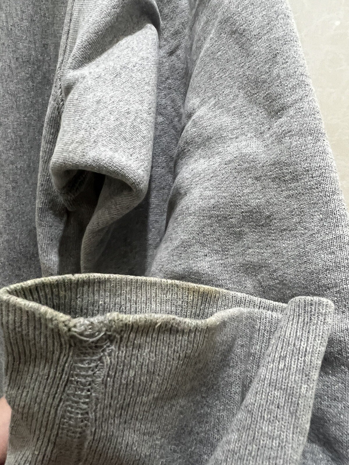 VINTAGE SUPREME 2006 ARABIC SCRIPT CREW NECK SWEATER GREY HOLLOW LOGO image 6