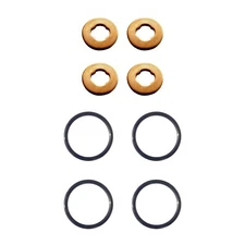 For Rover 75 2.0 CDT Diesel Injector Outer Body Seal & Copper Base Washer x 4