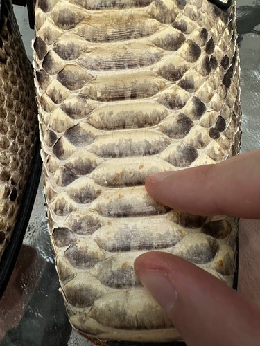 J.M. Weston Python Snake Skin Leather Buckle Shoes Size 42 Made In France - Picture 13 of 23