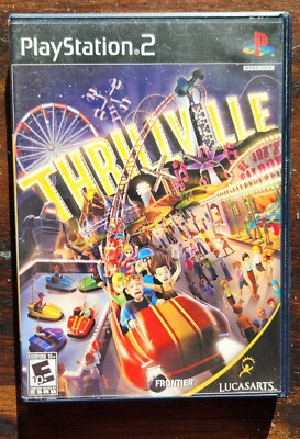 Ps2 Thrillville: Off the Rails (Sony PlayStation 2, 2007) Complete In Box PS2