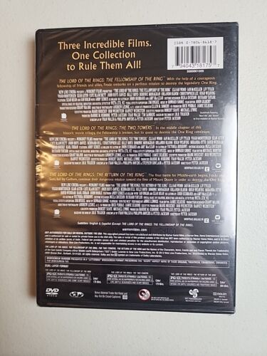 Brand New Lord Of The Rings 3-Film Collection DVD 3-DISC Set Trilogy - Picture 2 of 6