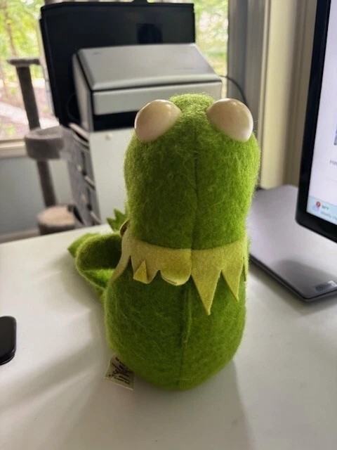 Auténtico muñeco de peluche de colección años 70 Kermit the Frog Fisher Price #850 Jim Henson Muppet Foto 2 de 4