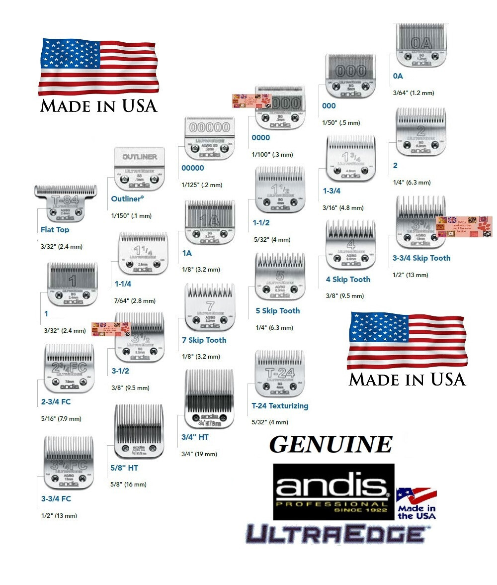 ANDIS UltraEdge BG Hair Stylist Barber Detachable BLADE*Fit DBLC,MBG,BGR  Clipper