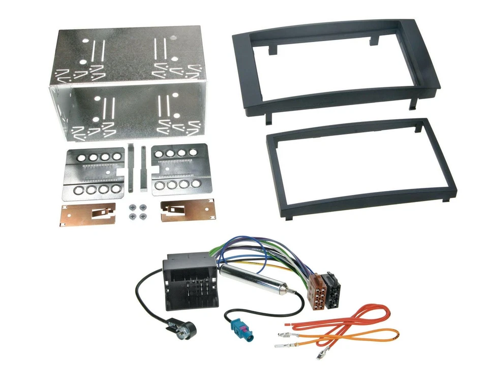 Einbauset Doppel DIN Autoradio für VW Touareg T5 Caravelle Multivan 02-10 - Bild 1 von 4