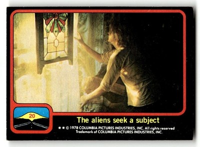 1978 Topps Close Encounters of the Third Kind #20 The aliens seek a subject