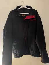 VINTAGE SNAPON COLLECTION BLACK And Red SNAP-ON JACKET SIZE Large