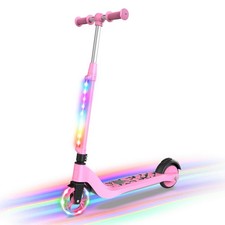 NEW 5.3" Electric Scooter for Kids Ages 6-12 w/ Adjustable Height  Flash Wheel