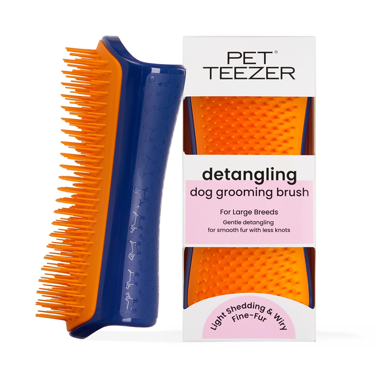 Tangle Teezer Grande Brosse Démêlante de Toilettage pour Chien Noir XL