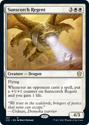 Sunscorch Regent [Commander 2021 - 107] NM