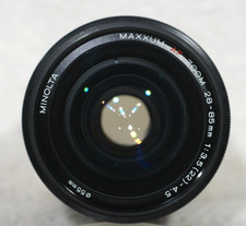 Minolta Maxxum AF Zoom 28-85mm f/3.5-4.5 Camera Lens, Glass Mechanics Exc