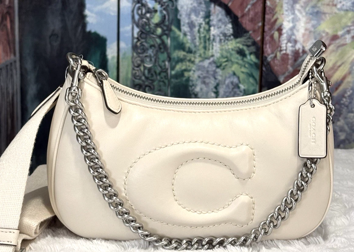 Coach Embroidered Shoulder Bag Bags & Handbags for Women for sale