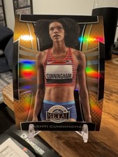 2025 Leaf Metal Women of Sport Vashti Cunningham #1/1 Gold Prismatic Team USA