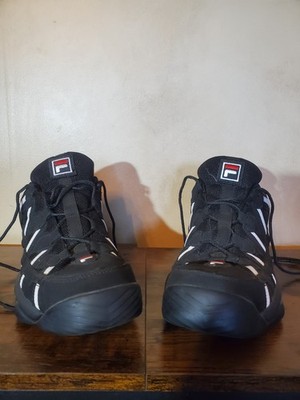 Black Fila Spaghetti Low