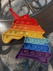 Rainbow unicorn pop it (Used, condition- great, 1 piece.) — photo 2
