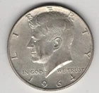 1964 D KENNEDY HALF DOLLAR $.50 COIN 90% SILVER UNITED STATES DENVER MINT USA