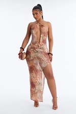 Tropic Glow Cut Out Maxi Dress-Fashion Nova|35126