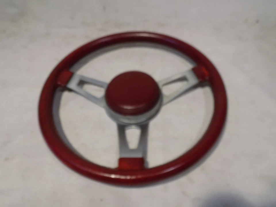 MOPAR TUFF STEERING WHEEL RED CUDA ASPEN R/T CHARGER GTX DEMON DUSTER LIL TRUCK - Image 2 of 4