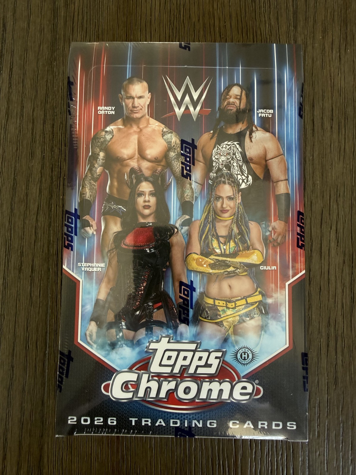 2026 Topps Chrome WWE Hobby Box - FACTORY SEALED - SHIPS SAME DAY