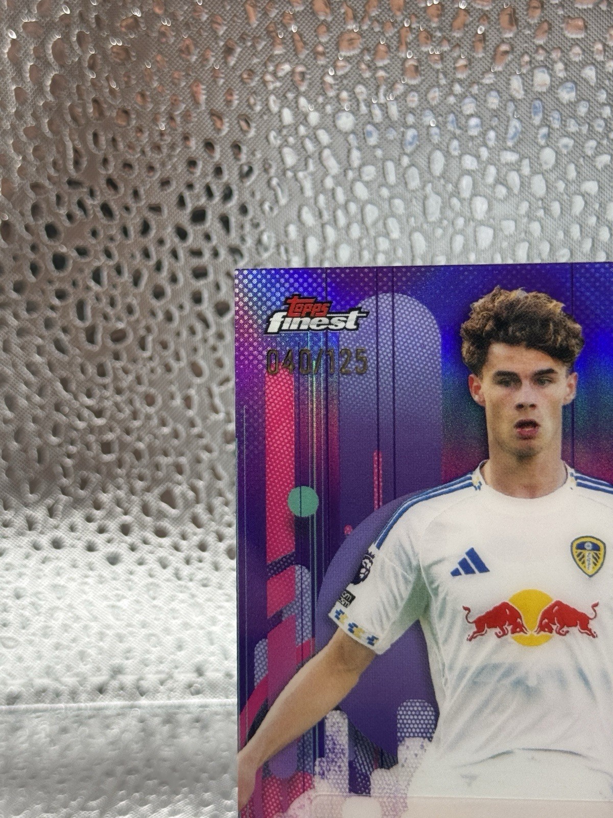 Topps Finest 2025-26 Premier League Harry Gray Leeds United FA-HG RC Auto /125 view 3