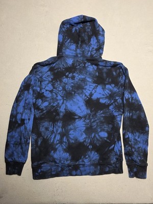 ICECREAM BBC Running Dog Hoodie Blue Black Tie Dye Mens S Pharrell