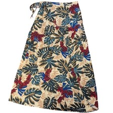 Vintage Hilo Hattie Hawaii Sarong Wrap Skirt Rayon Tie The Hawaiian Original