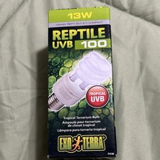 Exo Terra Reptile UVB 100 13W Tropical Terrarium Bulb PT2186