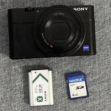 Sony Cyber-Shot DSC-RX100 20.2MP Compact Digital Camera 35 Language Black