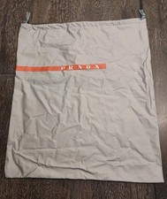 Authentic Prada Nylon Drawstring Dust Bag 15.75 x 13.25"