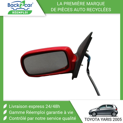 retroviseur toyota yaris 2003 droite electrique main image 0