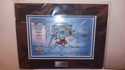 Star Wars Clone Wars 03 Acme Archives KIT FISTO Character Key Animation Cel /25