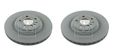 FEBI x2 Stk Bremsscheibe Hinterachse F&uuml;r MERCEDES C215 W215 W220 2204230512