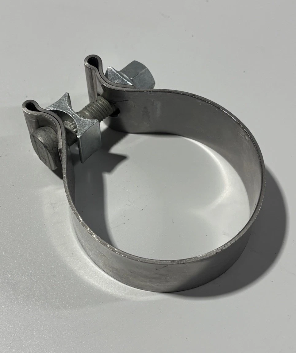 LOT OF 2 Borla Stainless Steel Half Moon Clamps 13660000354 photo 2