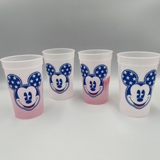 Mickey Mouse Color Changing Cups Star Blue Disney 15 oz - Set of 4