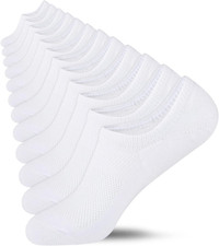 Heatuff No Show Socks Womens Cotton Low Cut Non Slip Casual Socks Invisible Flat