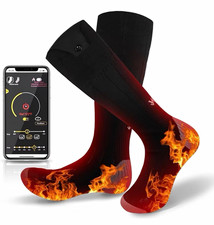 Heated Socks Men Women 5000mAh Rechargeable APP Control Electric NEW