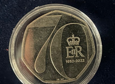 2022 platinum jubilee 50p coin