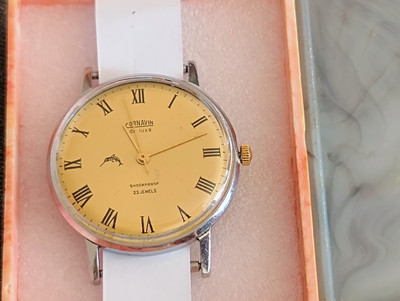 POLJOT CORNAVIN de luxe mechanische 23 Gio UdSSR Herrenuhr UdSSR