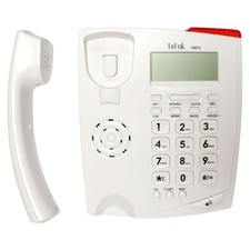 Venice Corded Home Phone with Caller ID White – Loud Ringer, Wall Mountable