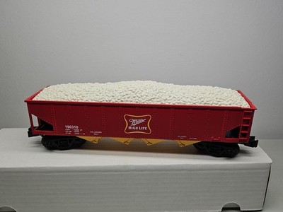 MTH O Scale Miller High Life 4 Bay Hopper