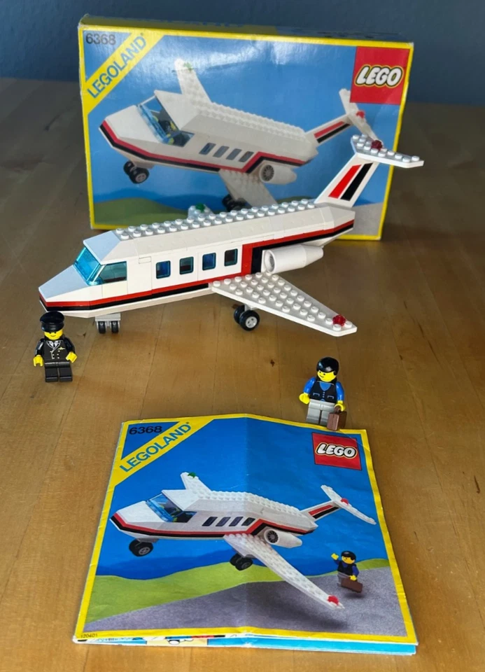 Lego System 6368 Jet Airliner OBA-OVP- 100% komplett - Bild 3 von 4