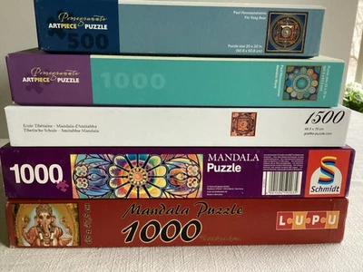 Puzzle Konvolut - Mandala ´s - Schmidt, Lupu, Grafika, Pomegranate Artpiece, - Bild 1 von 3