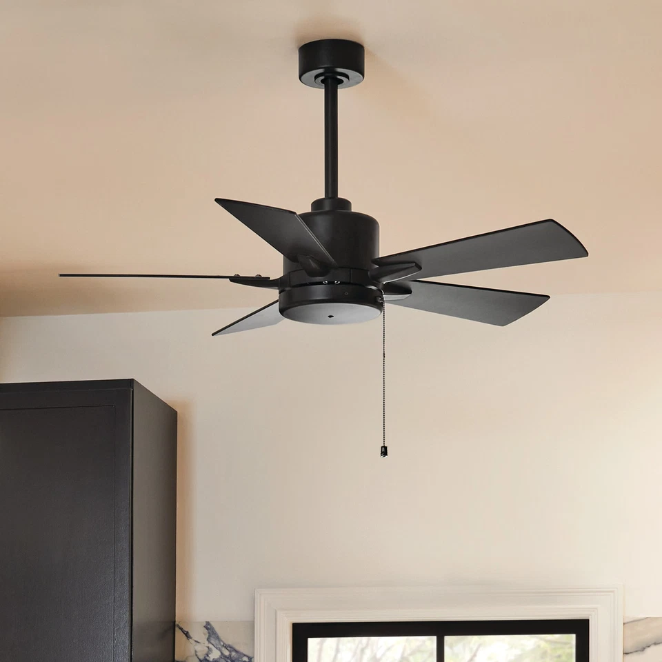 Kichler 330241 Nickel Bowen 42" 5 Blade Ceiling Fan With Blades - Image 2 of 4